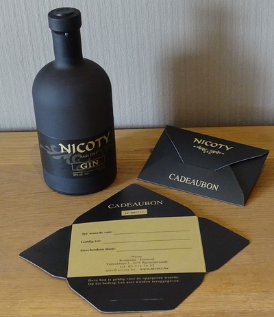 Nicoty cadeaubon en gin